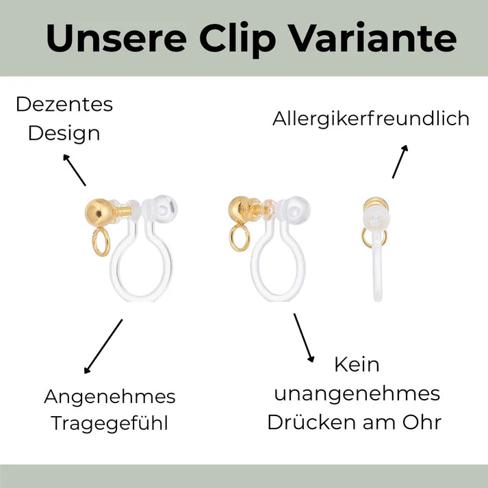 FLORI - Ohrringe Trockenblumen