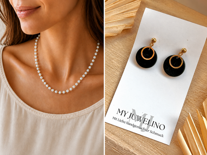 JANA & CASY Sparkle Schmuckset – Kette und Ohrringe