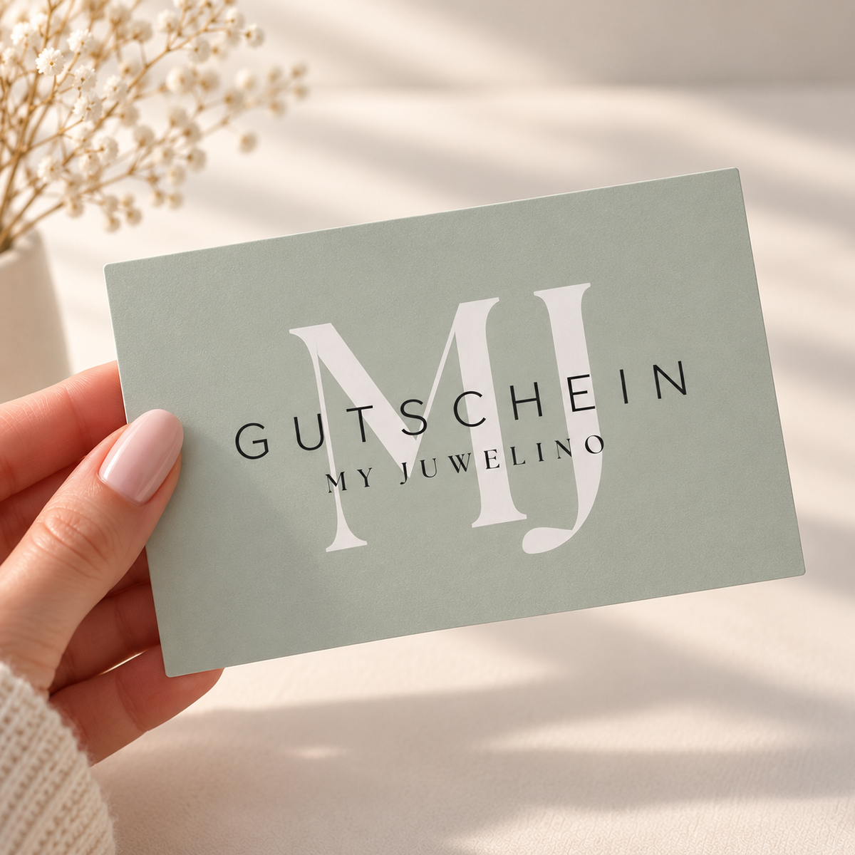 MY JUWELINO Geschenkgutschein – Gutscheinkarte