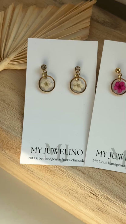 FIONA - Dried Flower Earrings